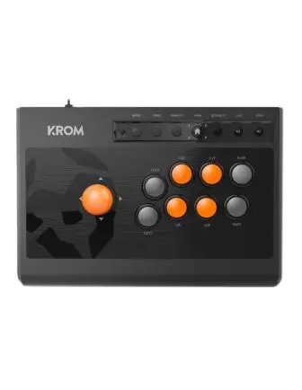 Krom Kumite Fightstick Controlador de juego PS4/PS3/PS/Xbox One Negro